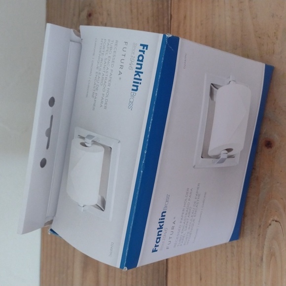 Franklin Brass Futura Recessed Paper Holder Chrome New in Open Box - Picture 7 of 8